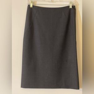 Theory Gray Pencil Skirt Size 0